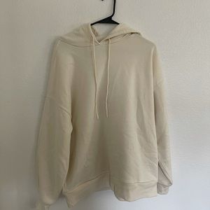 Cream off-white hoodie